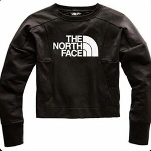 Women’s North Face Black Cropped Crewneck Sweatshirt XL